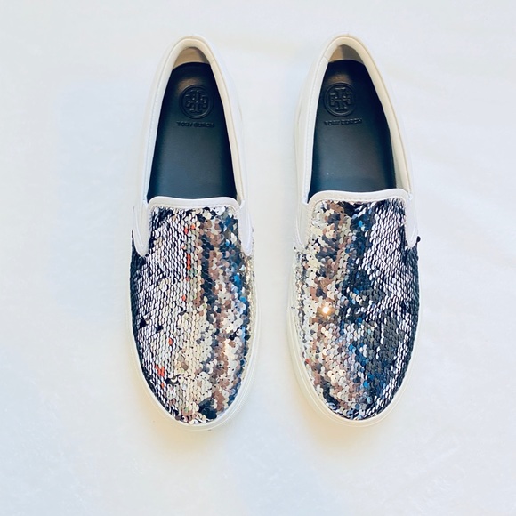 Tory Burch Shoes - TORY BURCH Carter Slip-on Sequin Sneakers